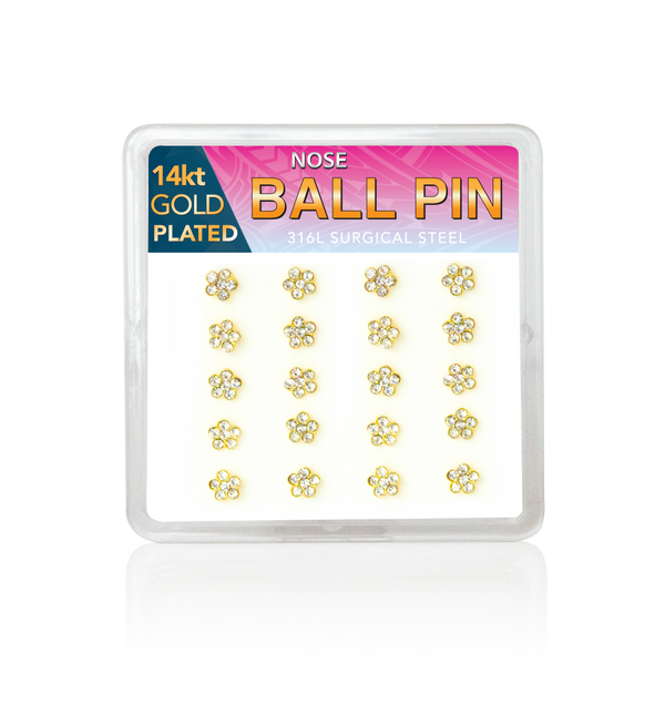 BGF - Flower Nose Ball Pin